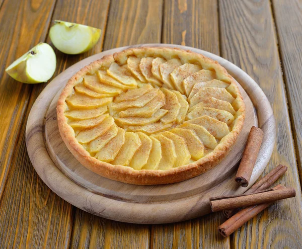Пирог с яблоками — стоковое фото