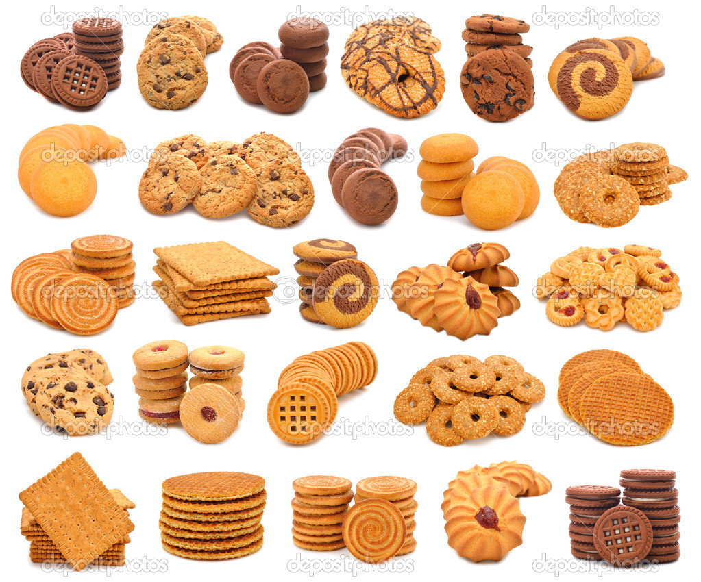 Photo collage of different cookies