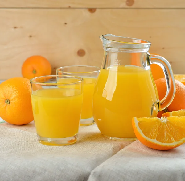 Naturliga apelsinjuice — Stockfoto