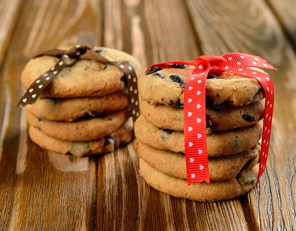 Galletas con chips de chocolate — Foto de Stock