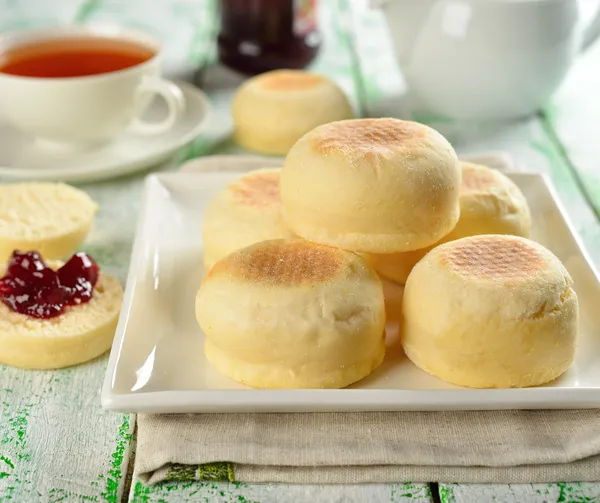 Geleneksel İngilizce muffins — Stok fotoğraf