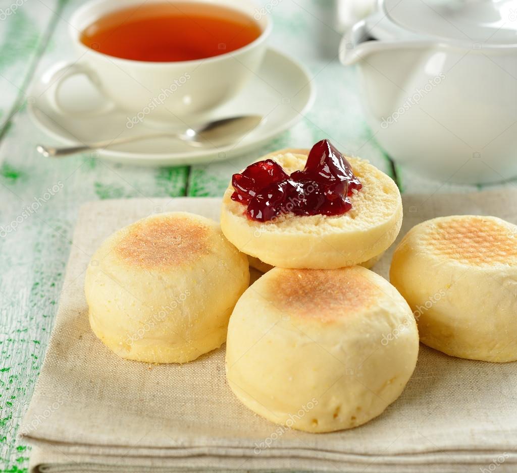 Traditional English muffins — Stock Photo © Olyina 21269933