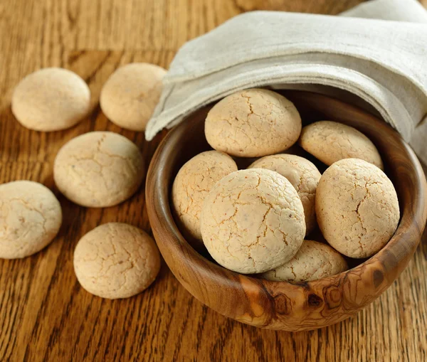 Włoch amaretti cookies — Zdjęcie stockowe