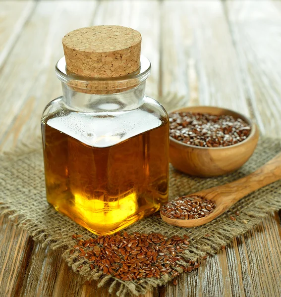 Linseed oil — Stock Photo, Image