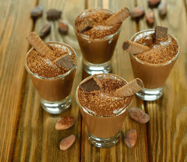 Choklad dessert — Stockfoto