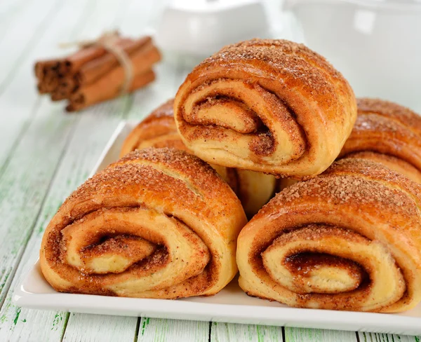 Kanelbullar — Stockfoto