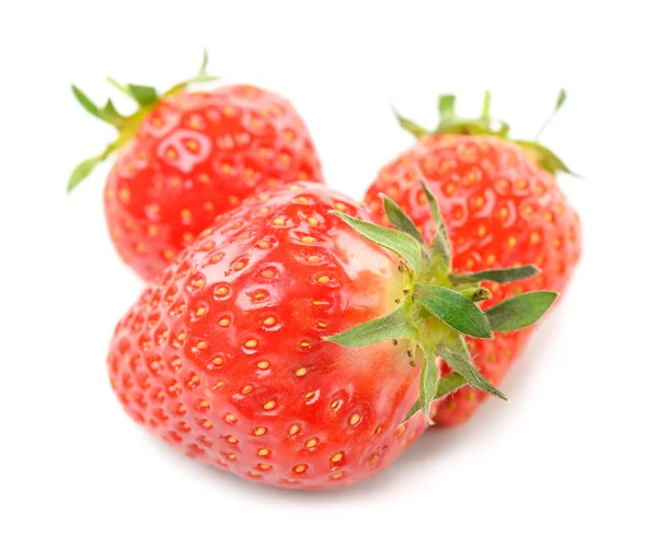 Ripe strawberries macro picture — Stock Photo, Image