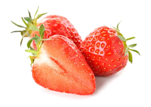 Ripe strawberries macro picture — Stock Photo, Image