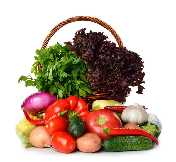 Verse diverse groenten — Stockfoto