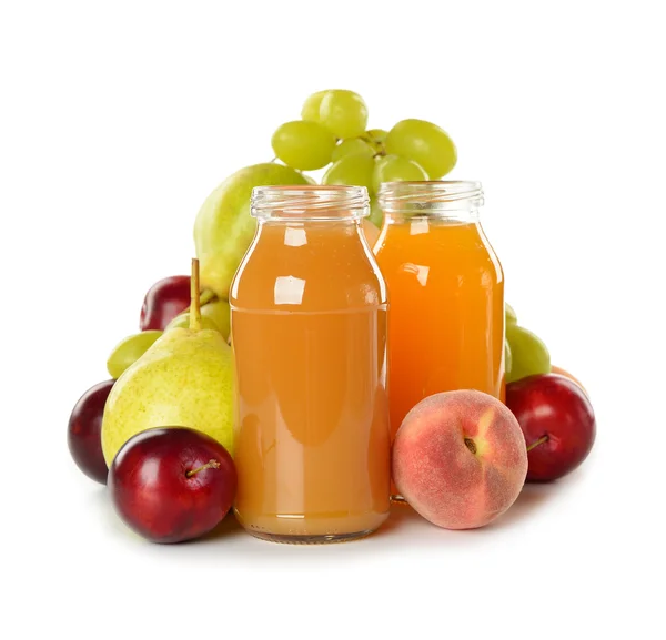 Fresh juice and fruit — Stock Photo, Image