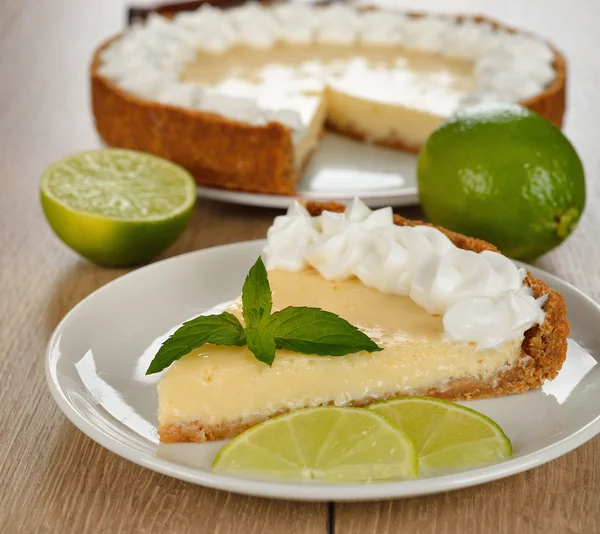 Torta di lime chiave Immagine Stock