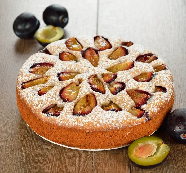 Tort de prune — Fotografie, imagine de stoc