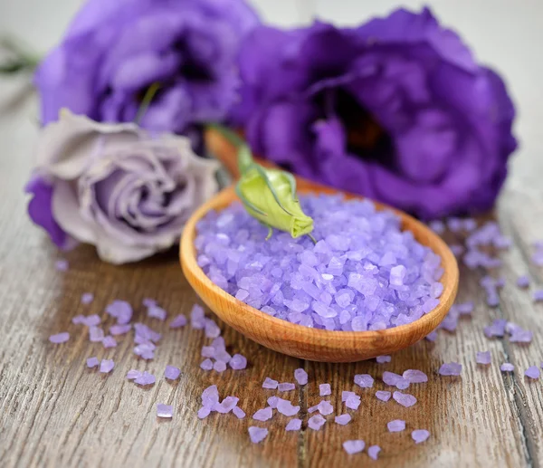 Purple sea salt — Stock Photo, Image