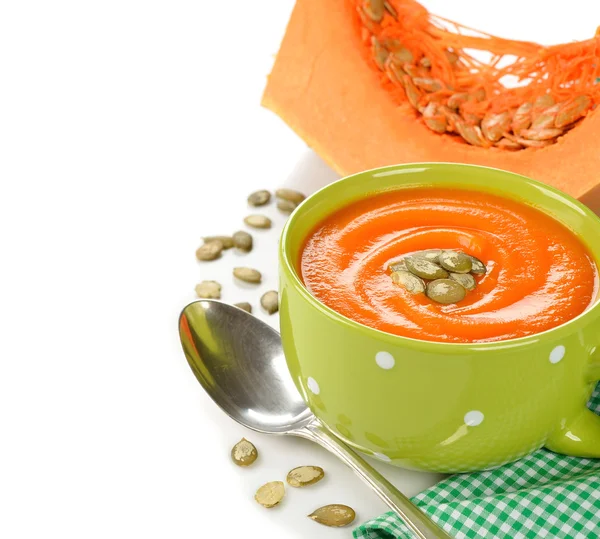 Kürbissuppe — Stockfoto