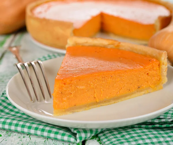 Torta de abóbora — Fotografia de Stock