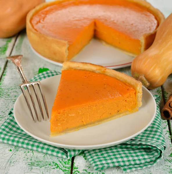 Pumpkin pie — Stock Photo, Image