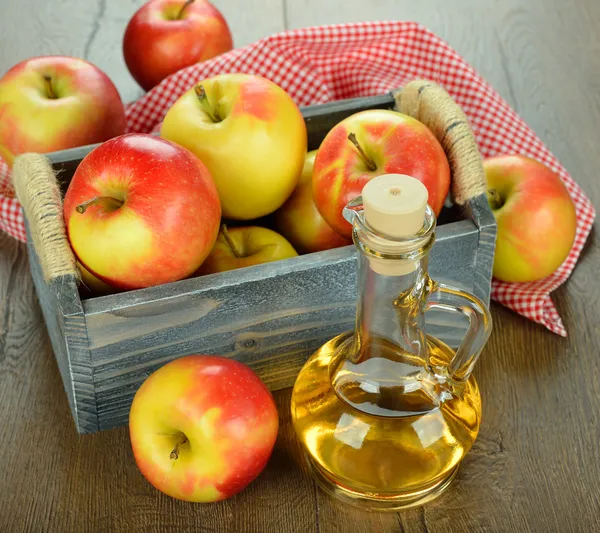 Vinagre de maçã Imagem De Stock