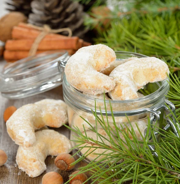Traditionell jul cookie vanilj — Stockfoto