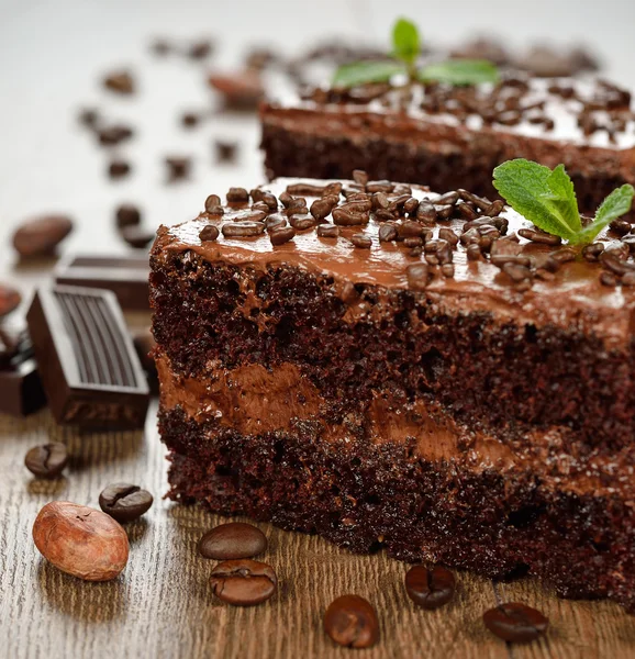 Chocolate cakes — Stock Photo, Image