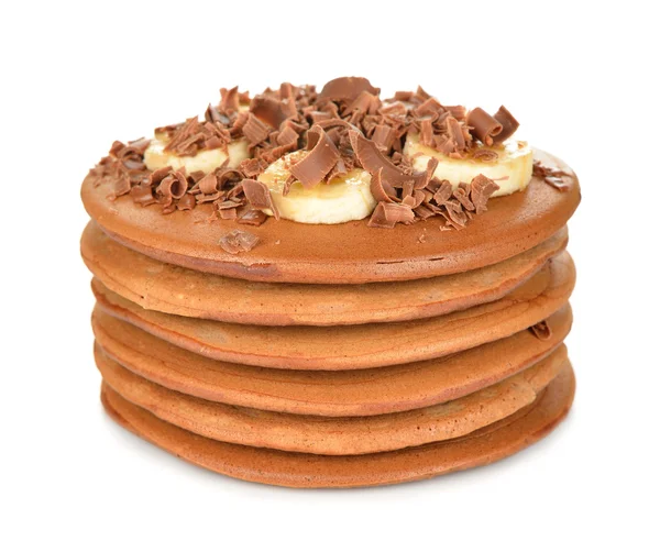 Chocolate pancakes — Stock Photo, Image