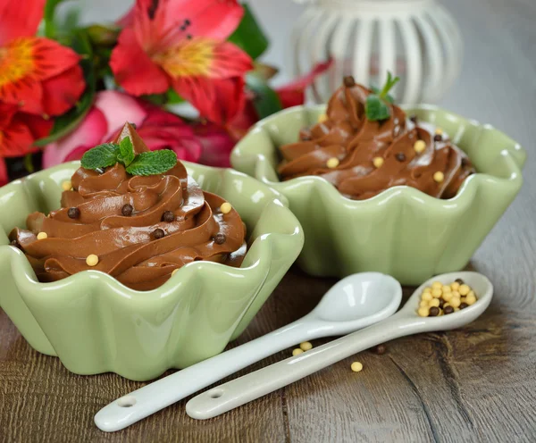 Choklad dessert — Stockfoto