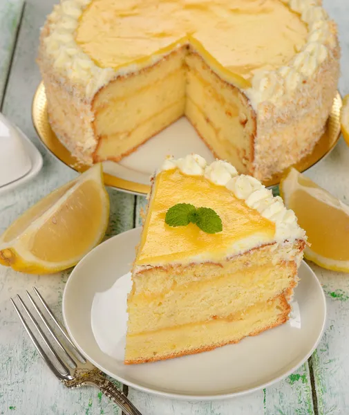 Gâteau au citron — Photo