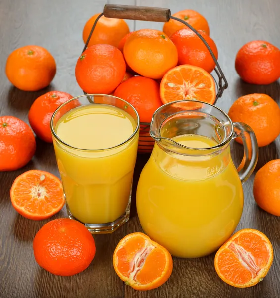 Tangerine juice — Stock Photo, Image