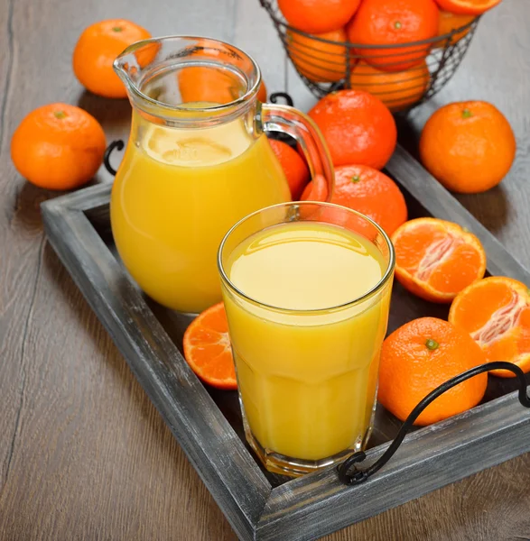 Tangerine juice — Stock Photo, Image