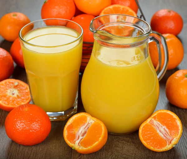 Tangerine juice — Stock Photo, Image