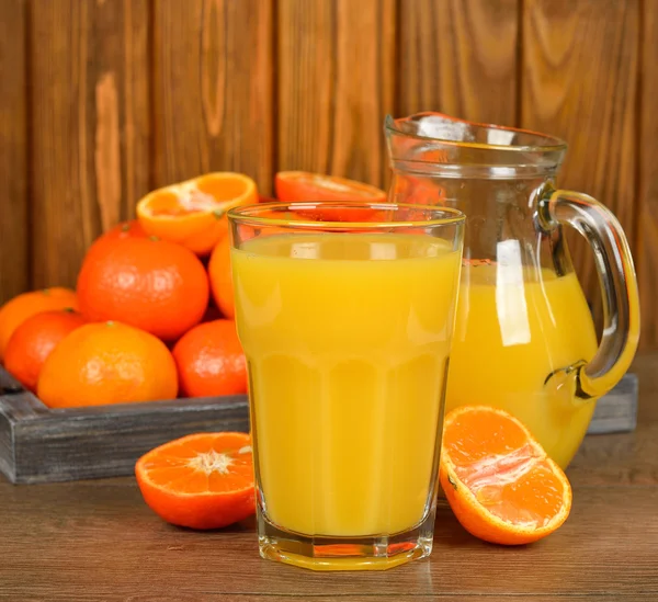 Fresh tangerine juice — Stock Photo, Image