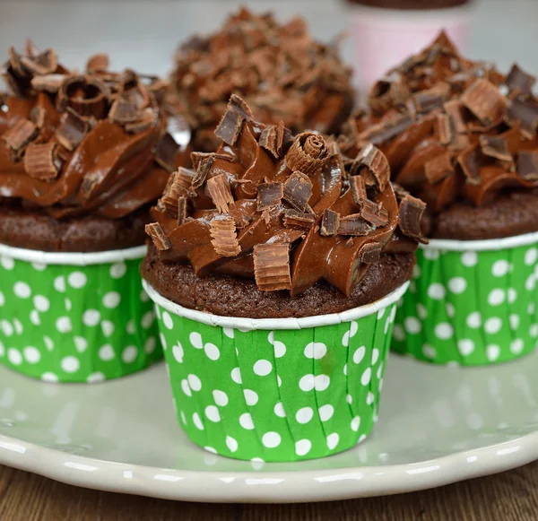 Çikolata cupcakes — Stok fotoğraf