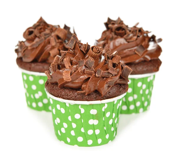 Chocolade cupcakes — Stockfoto