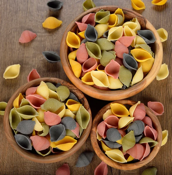 Multicolored pasta — Stock Photo, Image