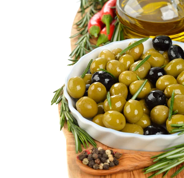 Olivy s rozmarýnem — Stock fotografie