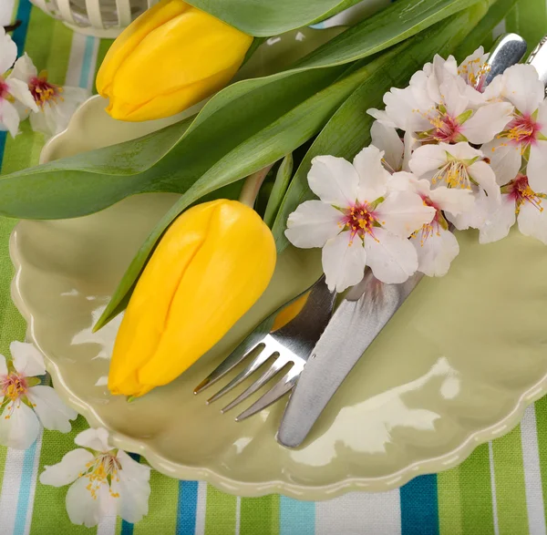 Easter cutlery — Stock Photo, Image