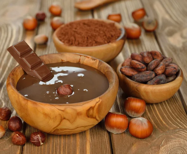 Chocolade saus — Stockfoto