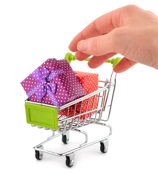 Metal basket — Stock Photo, Image