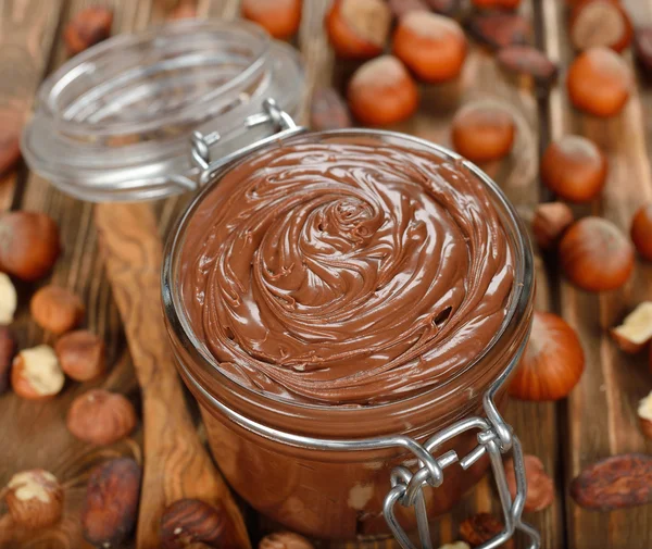 Pasta de chocolate — Fotografia de Stock