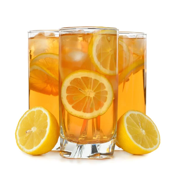 Iced tea with lemon Stock Image