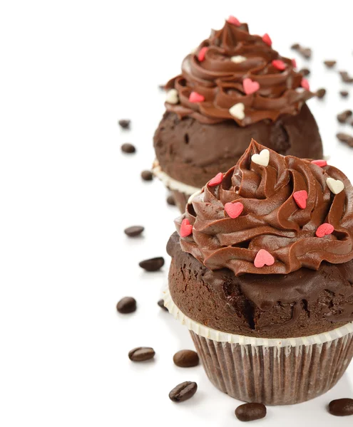 Cupcakes de chocolate — Fotografia de Stock