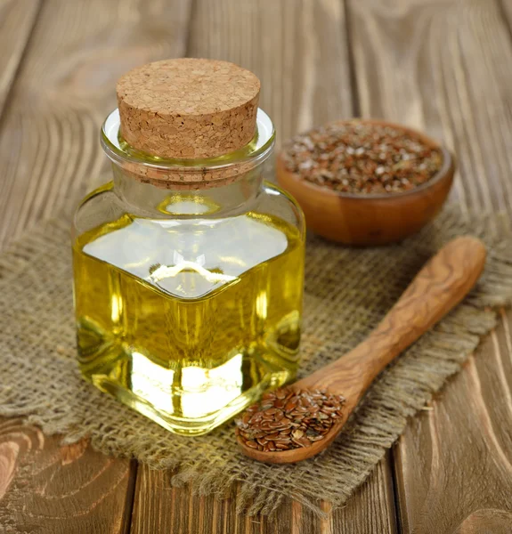 Linseed oil — Stock Photo, Image