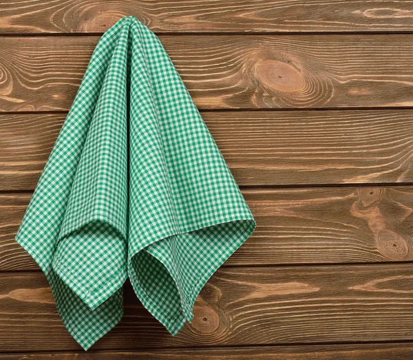 Green napkin — Stock Photo, Image