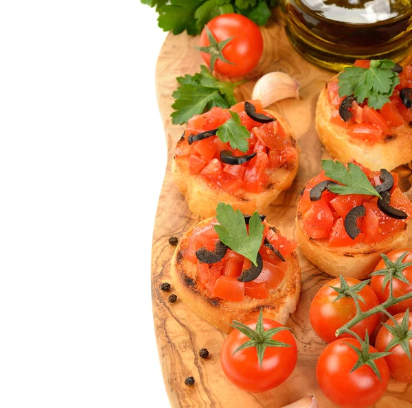 Tostadas con tomate — Foto de Stock