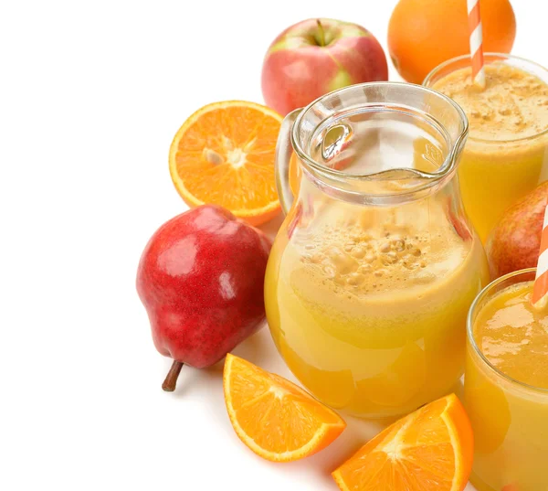 Fresh natural fruit juice — Stock Photo, Image