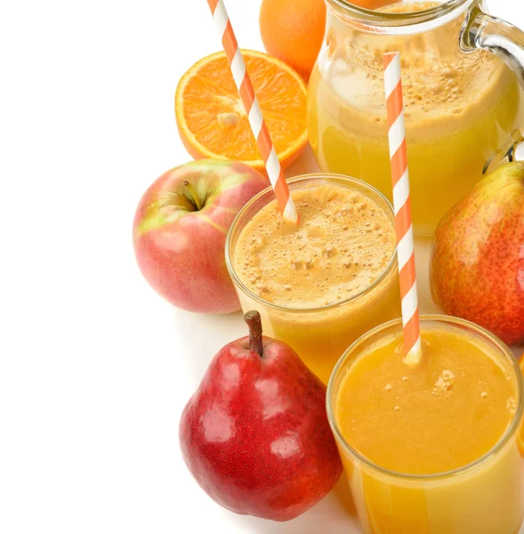 Fresh natural fruit juice — Stock Photo, Image