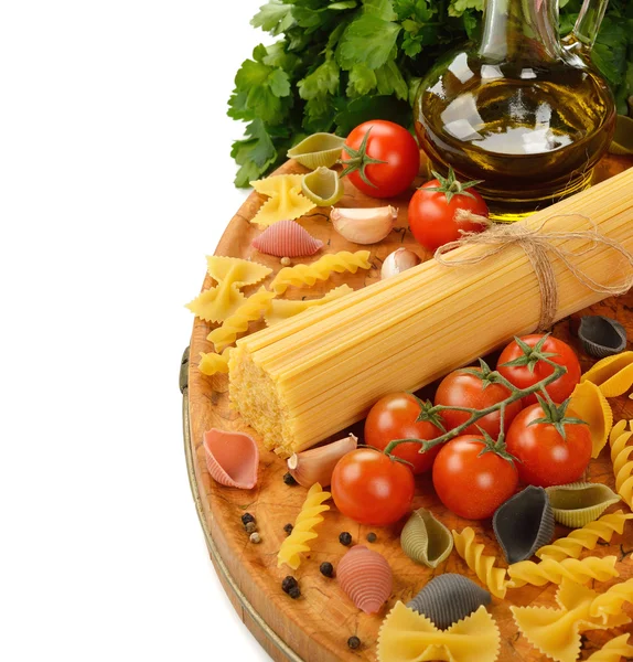 Pastas y tomates — Foto de Stock