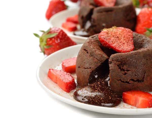 Chocolate fondant — Stock Photo, Image