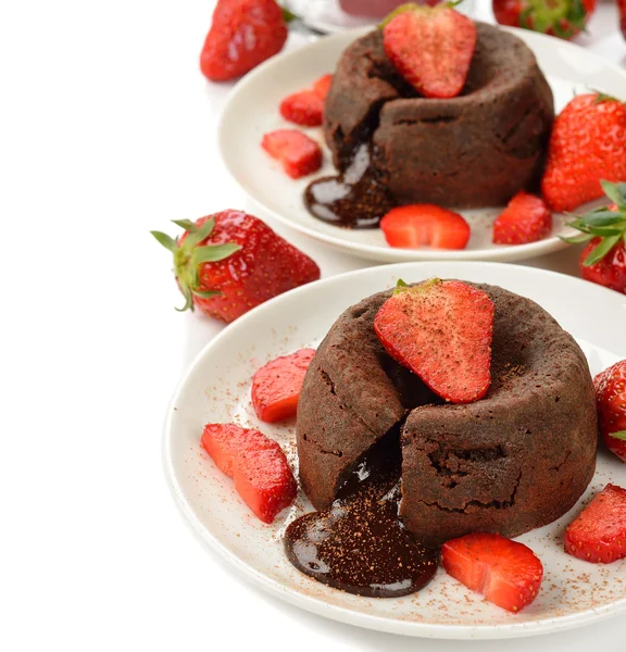 Chocolate fondant — Stock Photo, Image