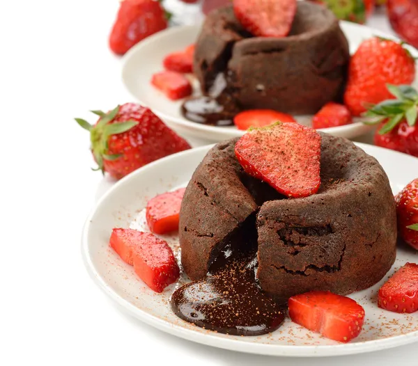 Chocolate fondant — Stock Photo, Image