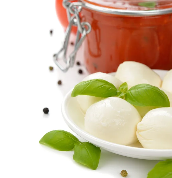 Mozzarella kaas — Stockfoto